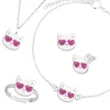 Complete set witte kat met roze