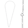 Zilveren basic ketting, 2 mm figaro schakel