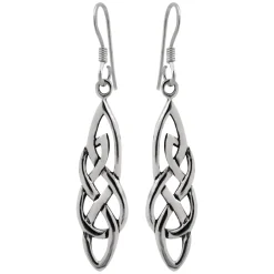 Zilveren oorhangers, Keltische knoop