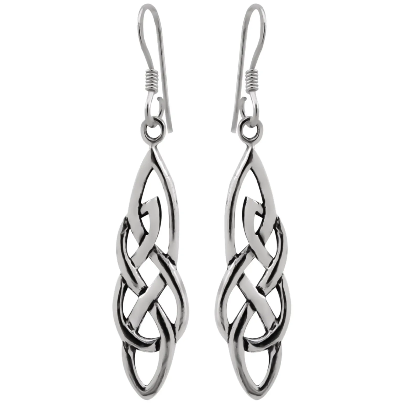 Zilveren oorhangers, Keltische knoop