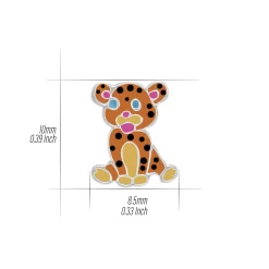 Zilveren oorstekers, cheeta