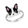 Zilveren ring, Franse buldog