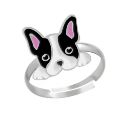 Zilveren ring, Franse buldog