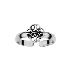 Zilveren teenring, Keltische knoop